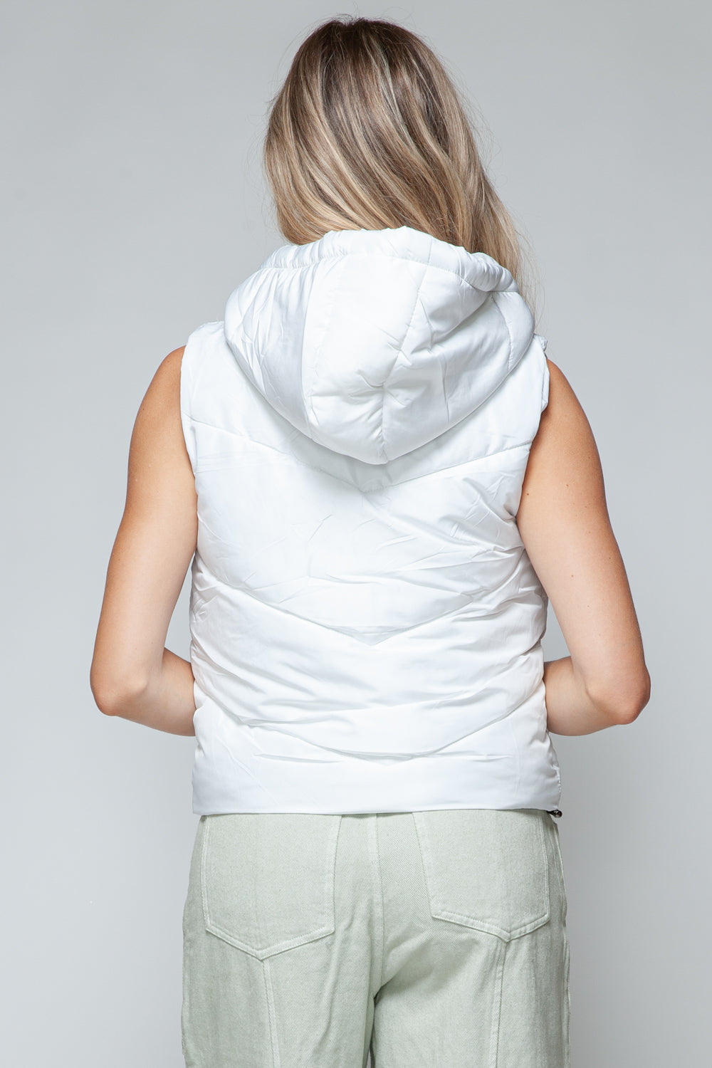 Quilted Hooded Vest