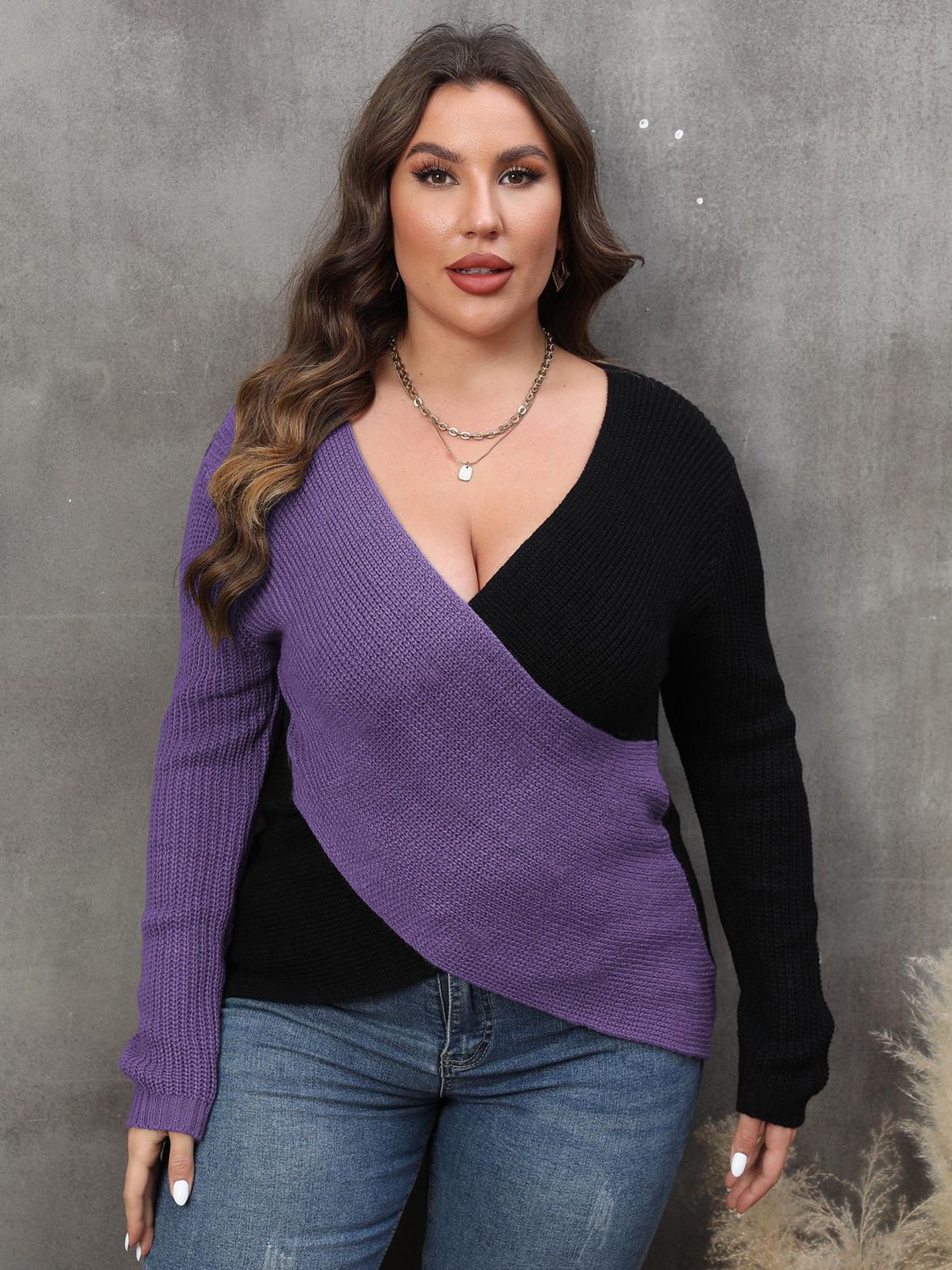 Two-Tone Sweater