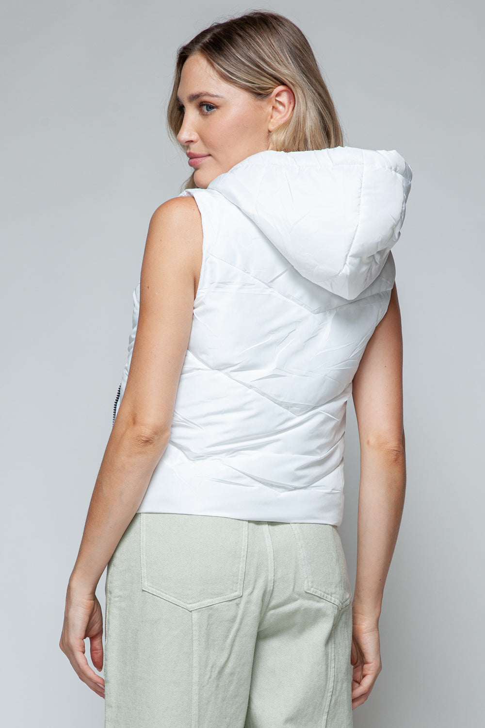 Quilted Hooded Vest