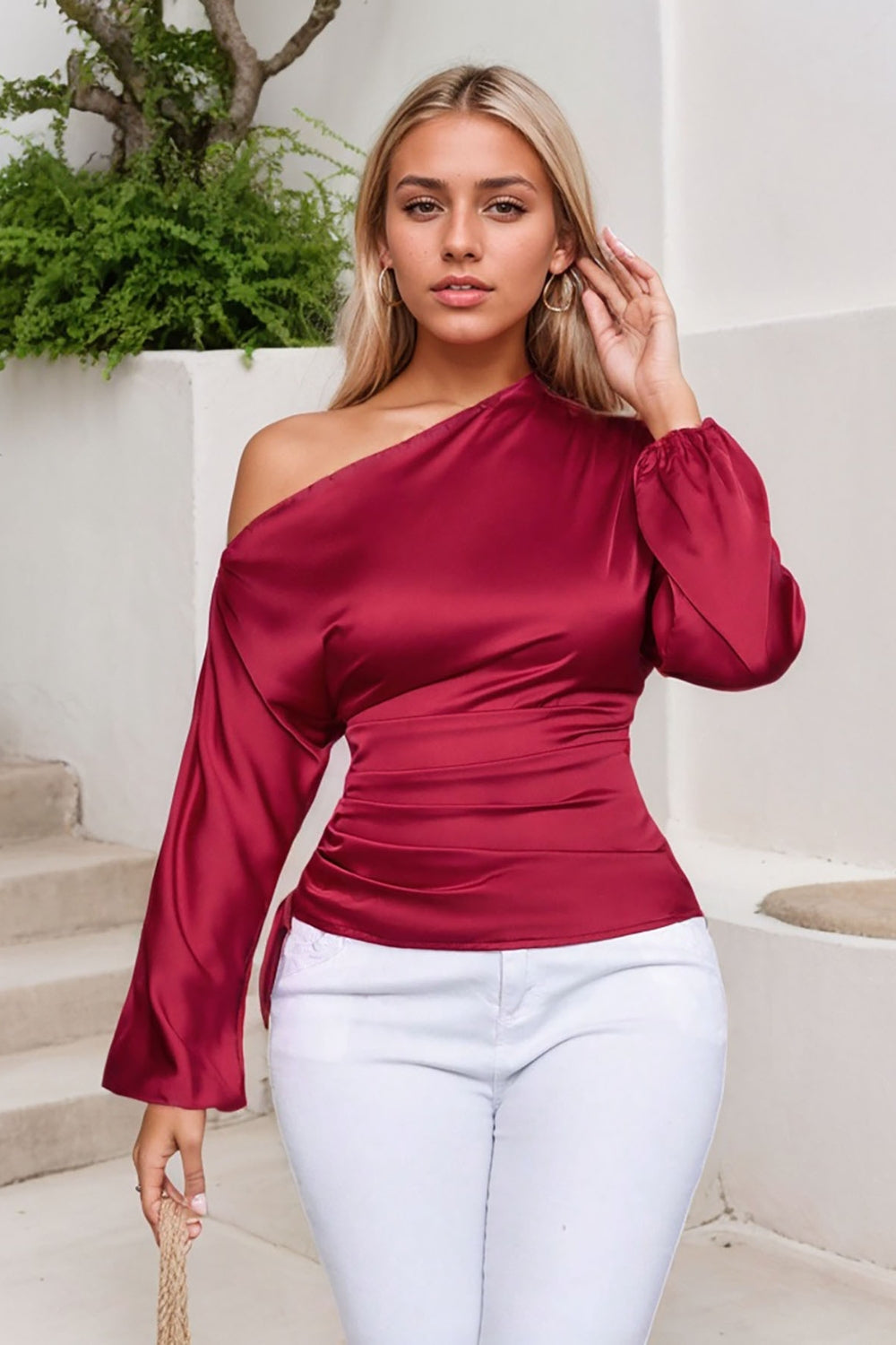 One Shoulder Blouse