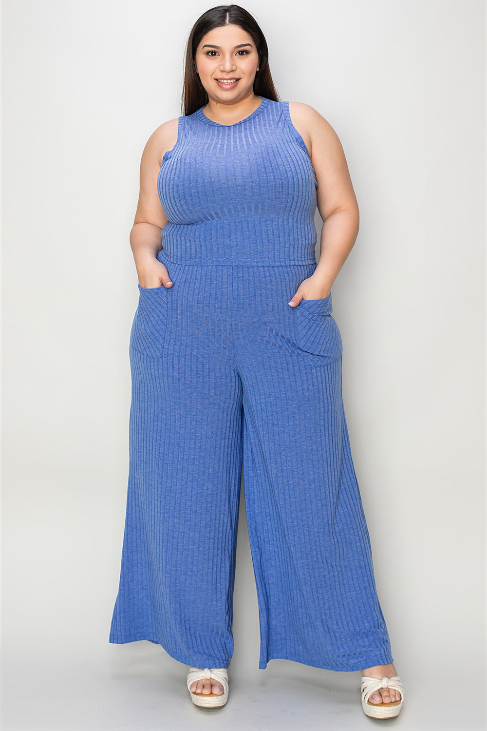 Basic Bae Tank and Pants Set