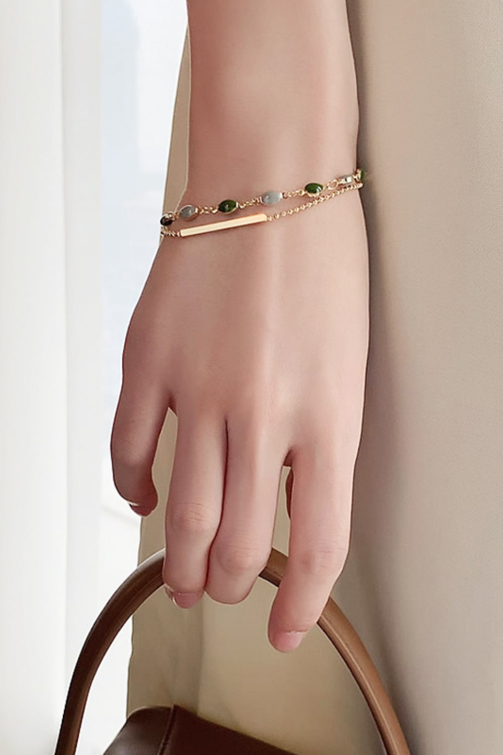 Pulsera de aleación de doble capa