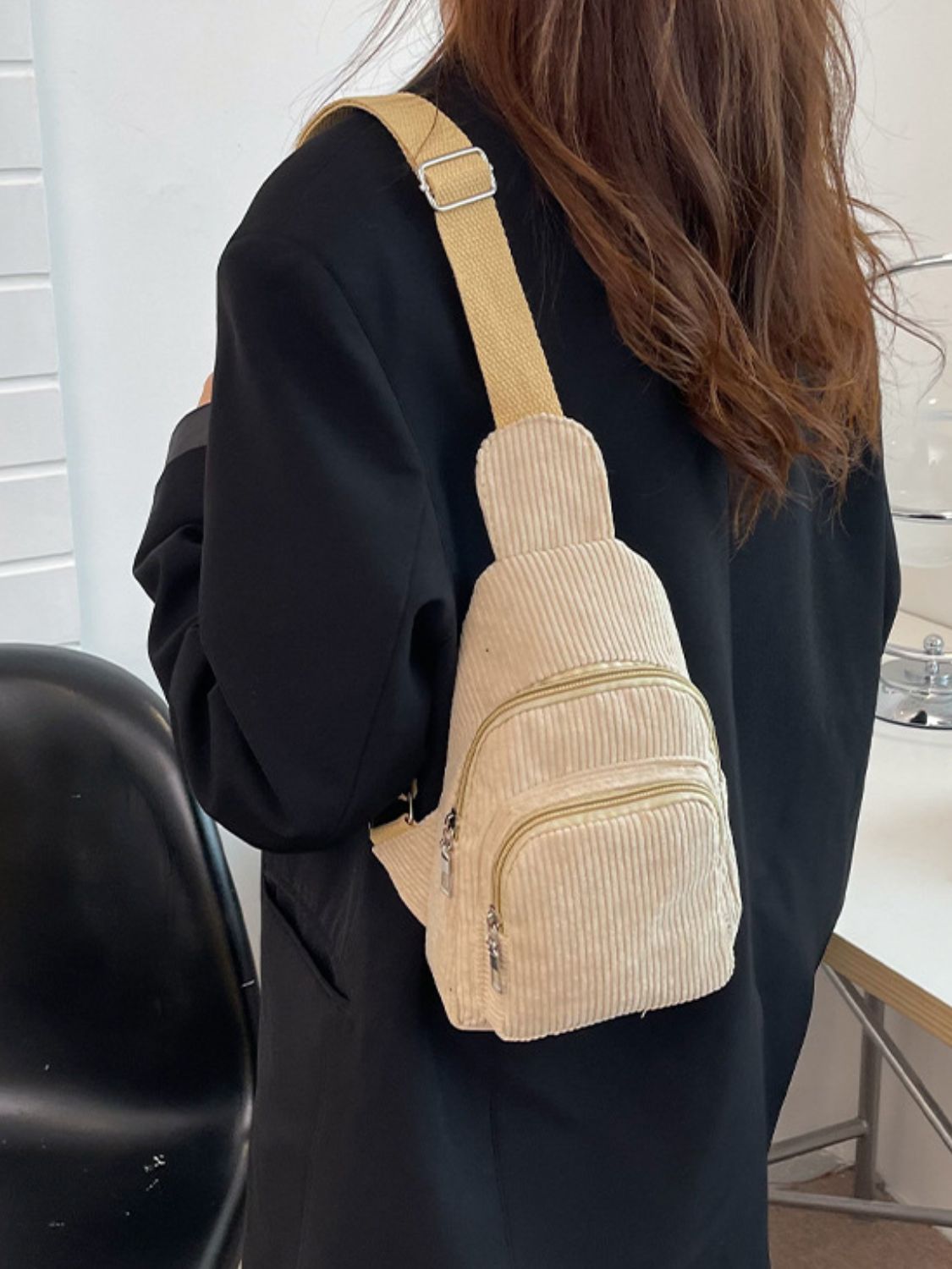 Corduroy  Crossbody Bag