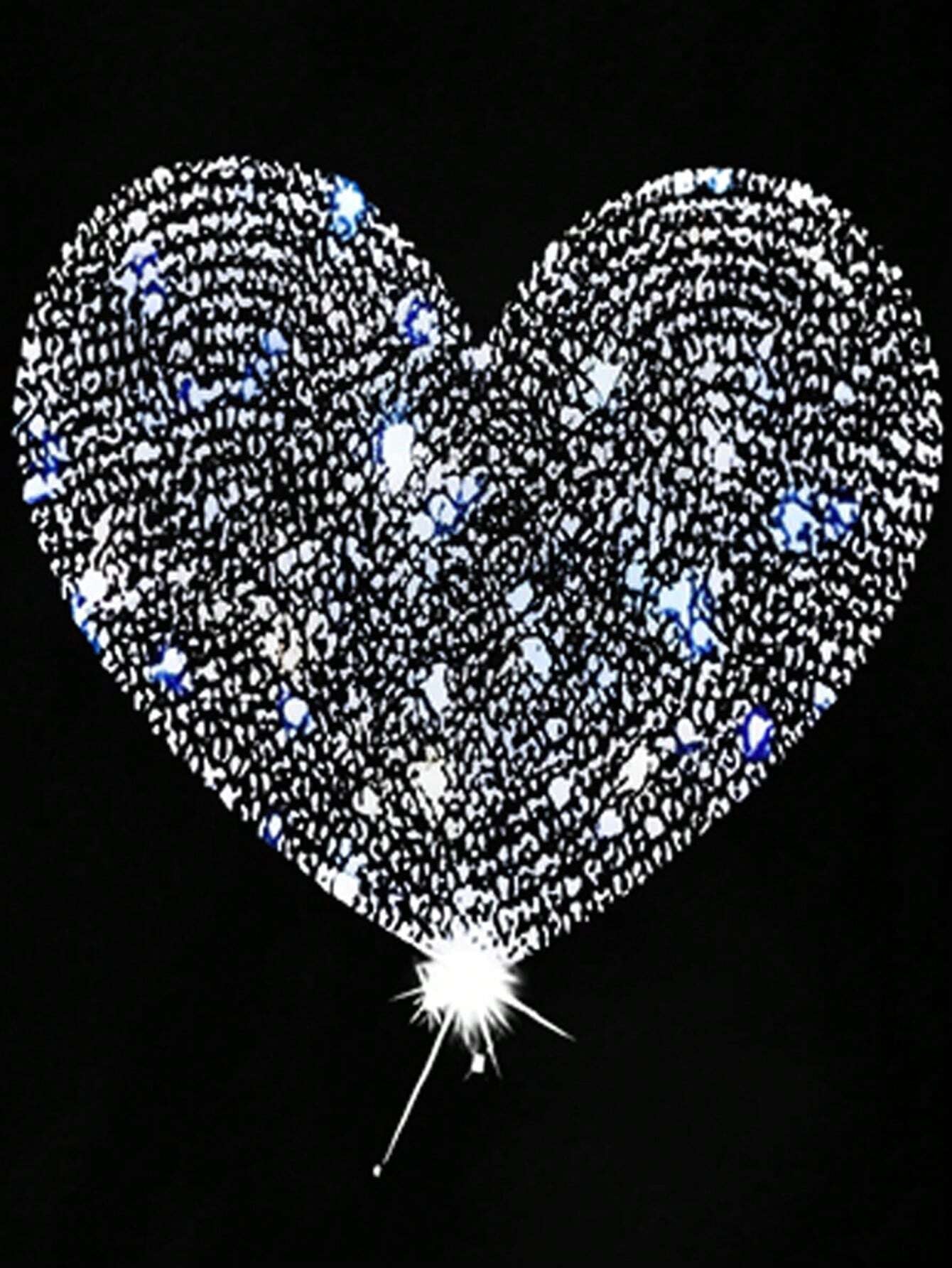 Heart Graphic Short Sleeve T-Shirt