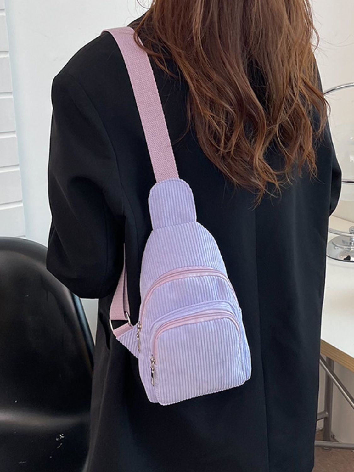 Corduroy  Crossbody Bag
