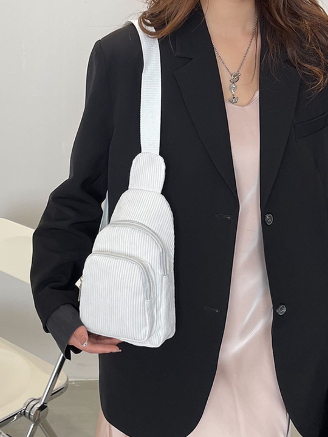 Corduroy  Crossbody Bag
