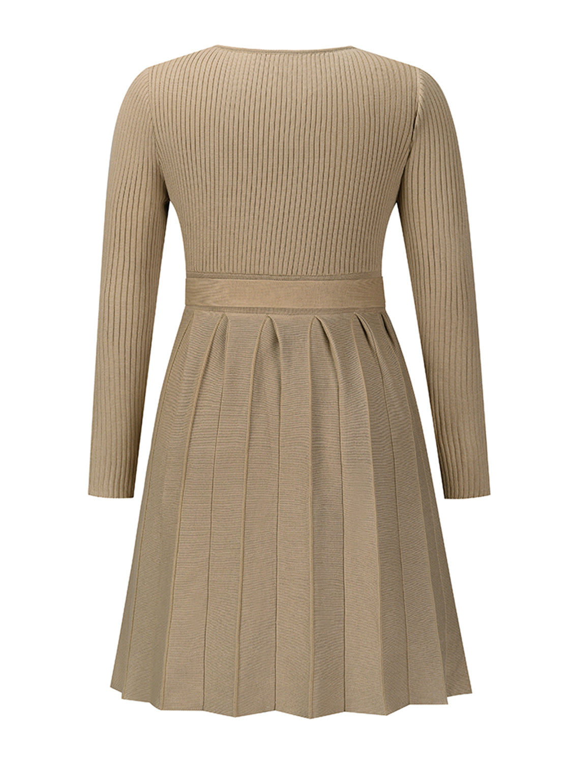 Tie Front  Sweater Dress