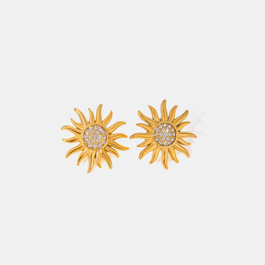 Pendientes con forma de sol