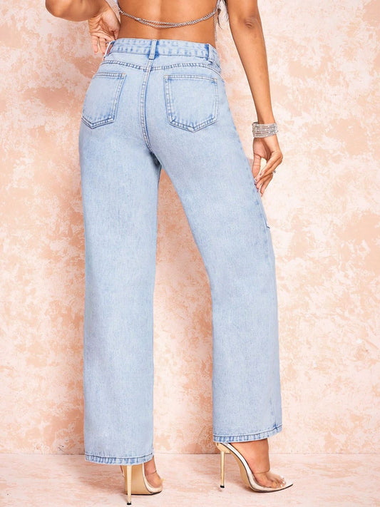 Straight Leg Jeans