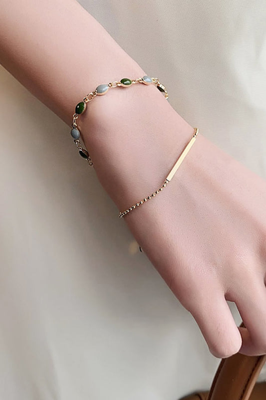Pulsera de aleación de doble capa
