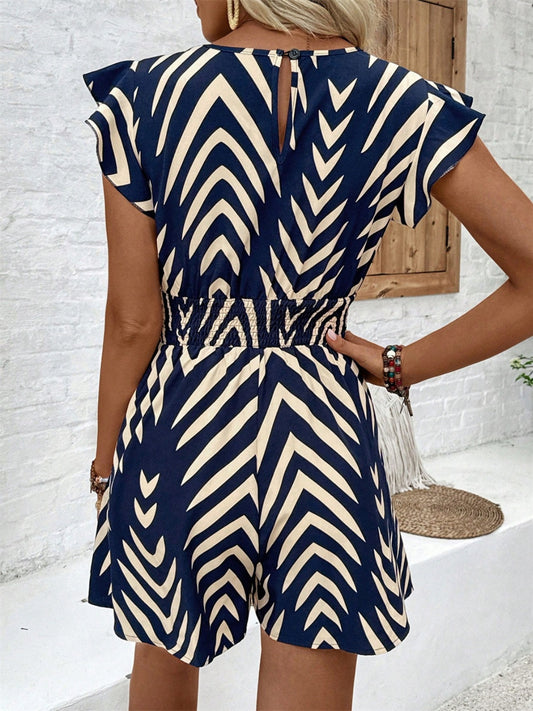 Printed Romper