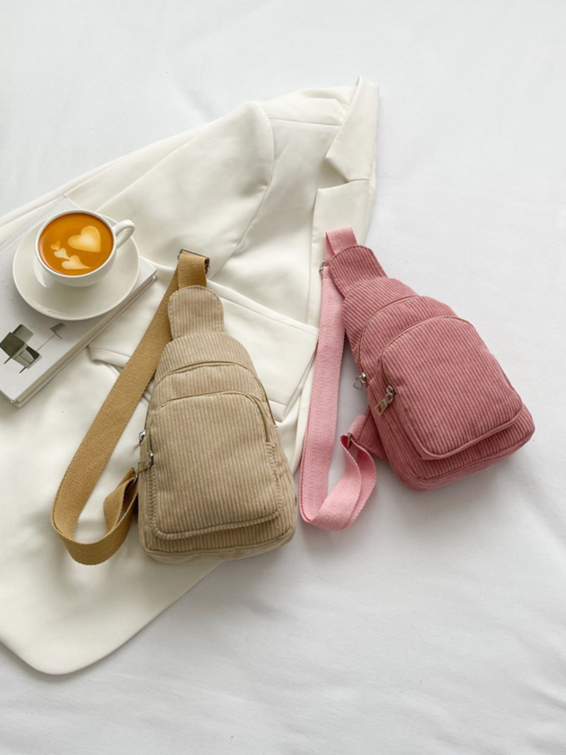 Corduroy  Crossbody Bag