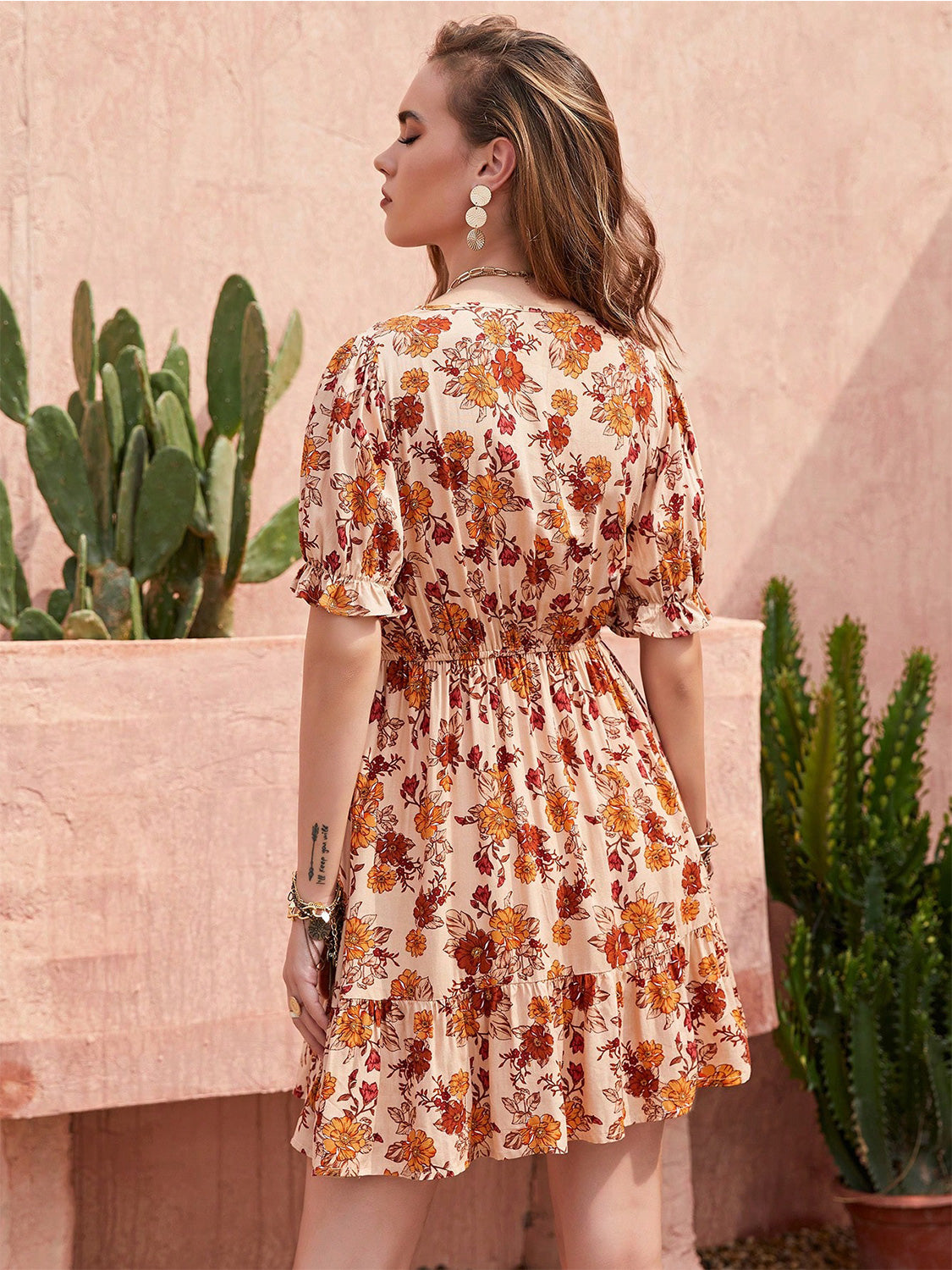 Vestido con volantes
