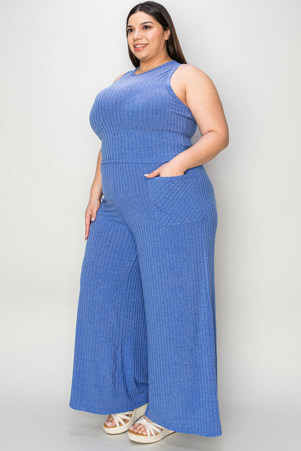 Basic Bae Tank and Pants Set