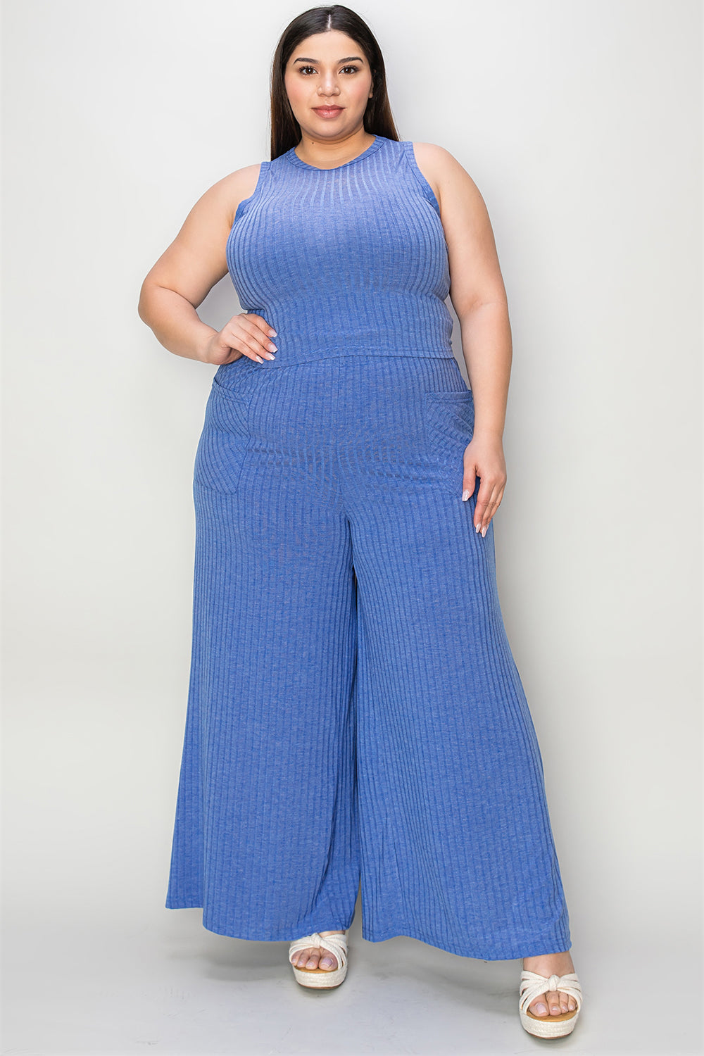 Basic Bae Tank and Pants Set