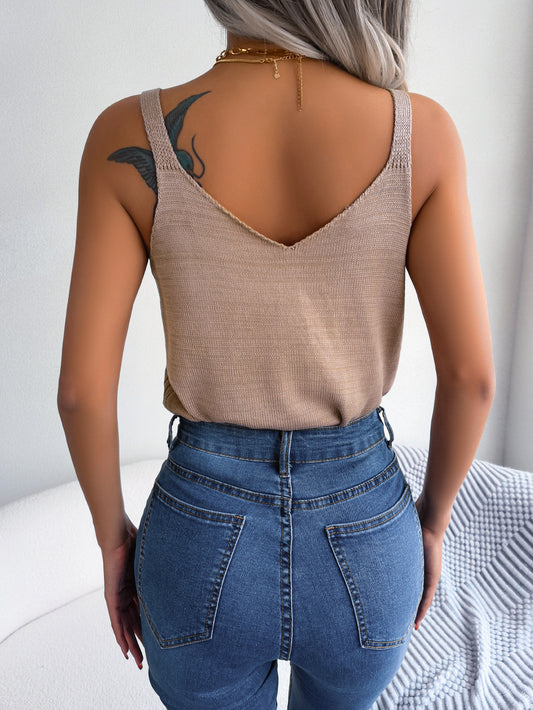 Image Knit Tank Top