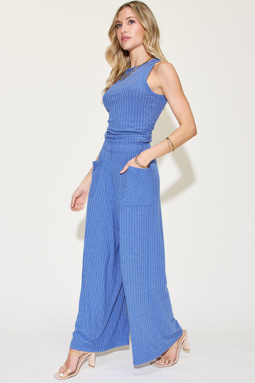 Basic Bae Tank and Pants Set