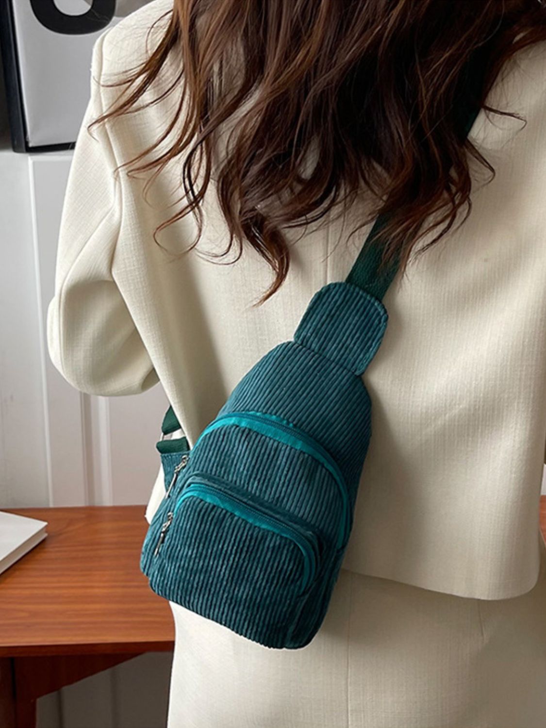 Corduroy  Crossbody Bag