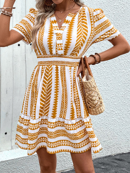 Perfee Geometric Mini Dress