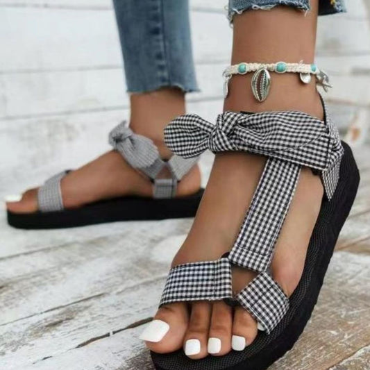 Image Open Toe Platform Sandals