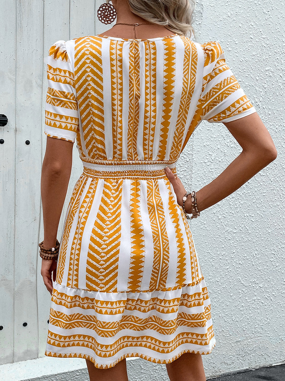 Perfee Geometric Mini Dress