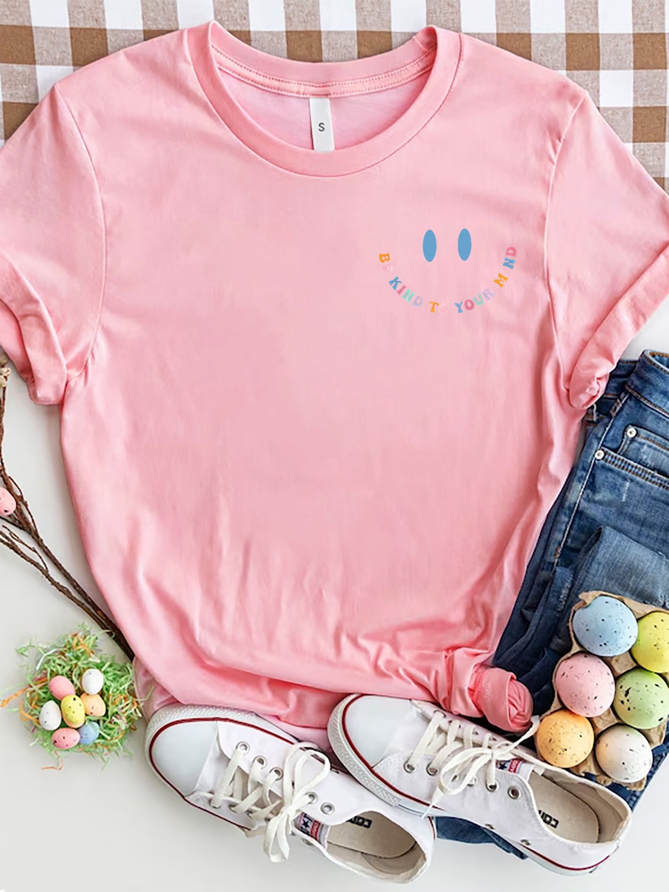 Grateful, thankful, blessed Short Sleeve T-Shirt