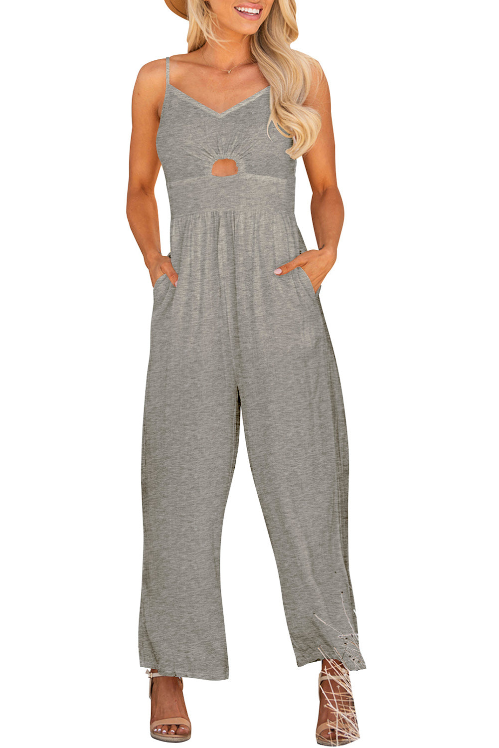 Smocked Jumpsuit