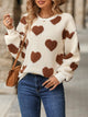 Fuzzy Heart  Sweatshirt