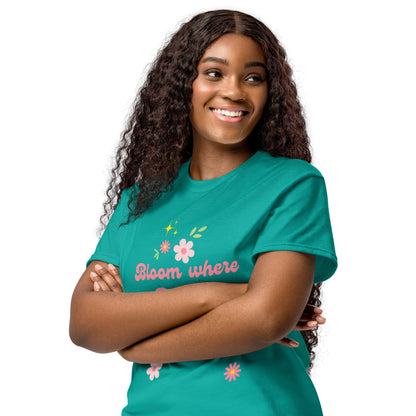 Bloom where God plants you  DryBlend® T-Shirt