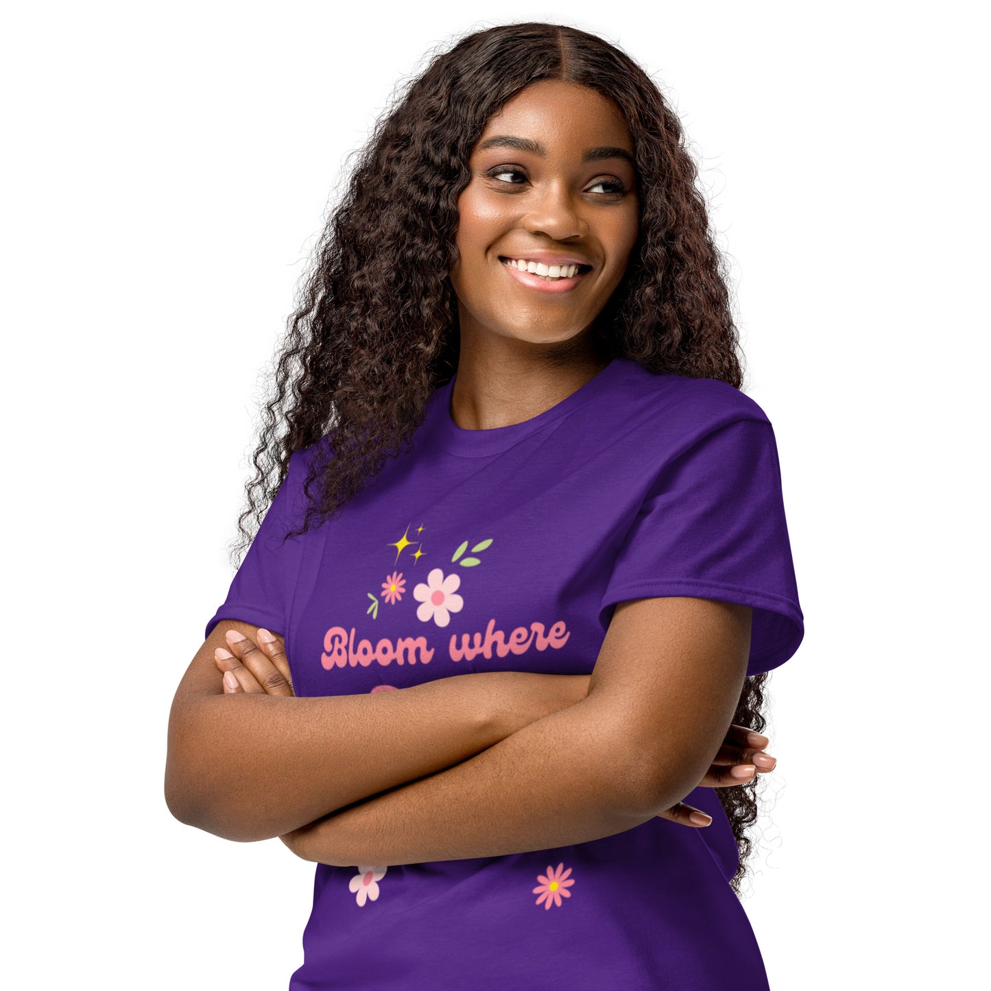 Bloom where God plants you  DryBlend® T-Shirt